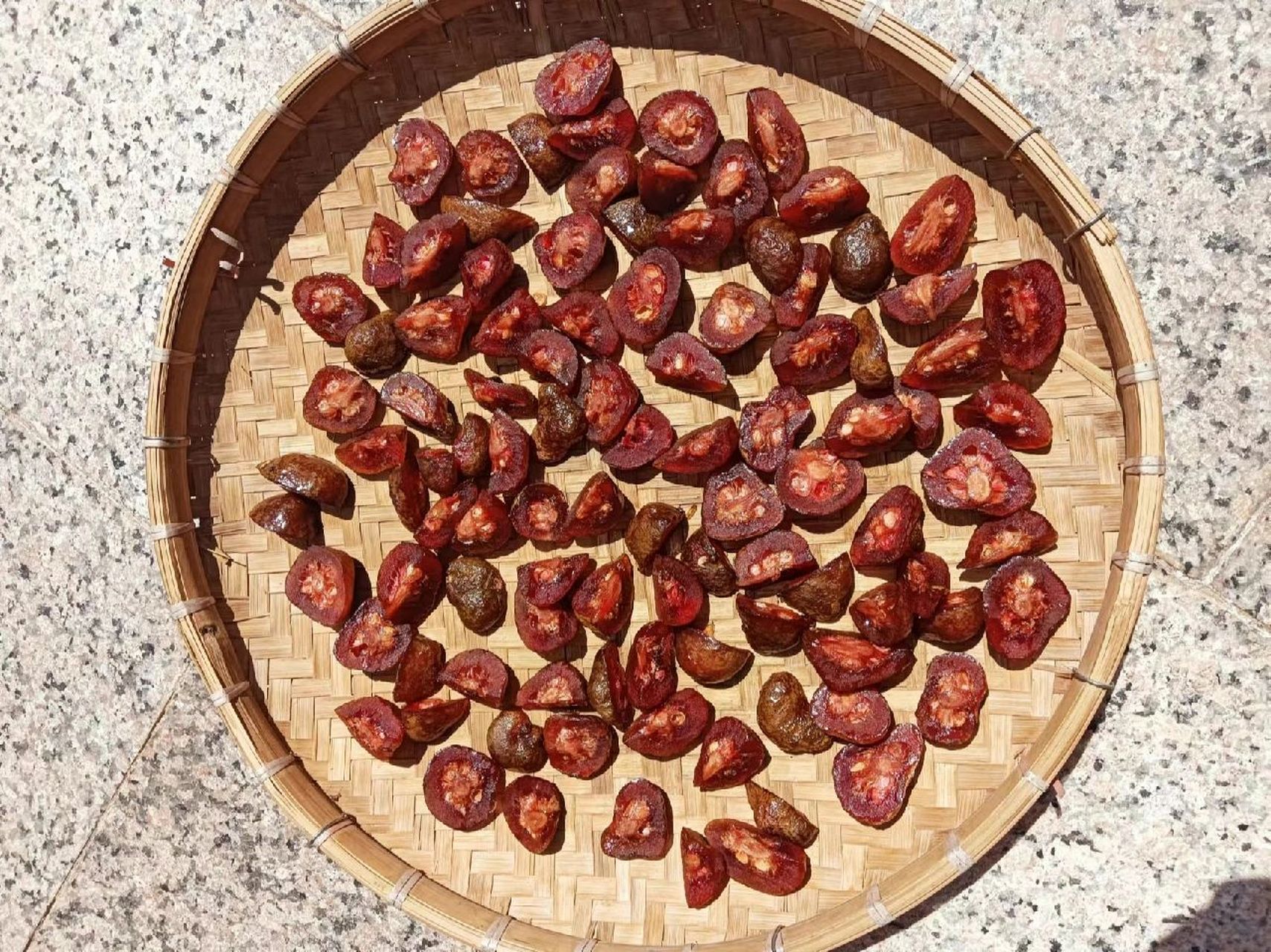 佳木果狗囊子胭脂树 今年终于找到它的正确吃法了