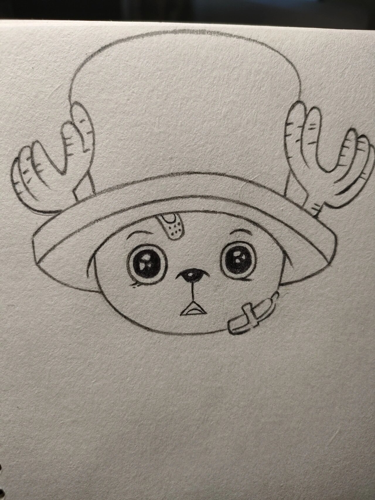 乔巴绘画过程图