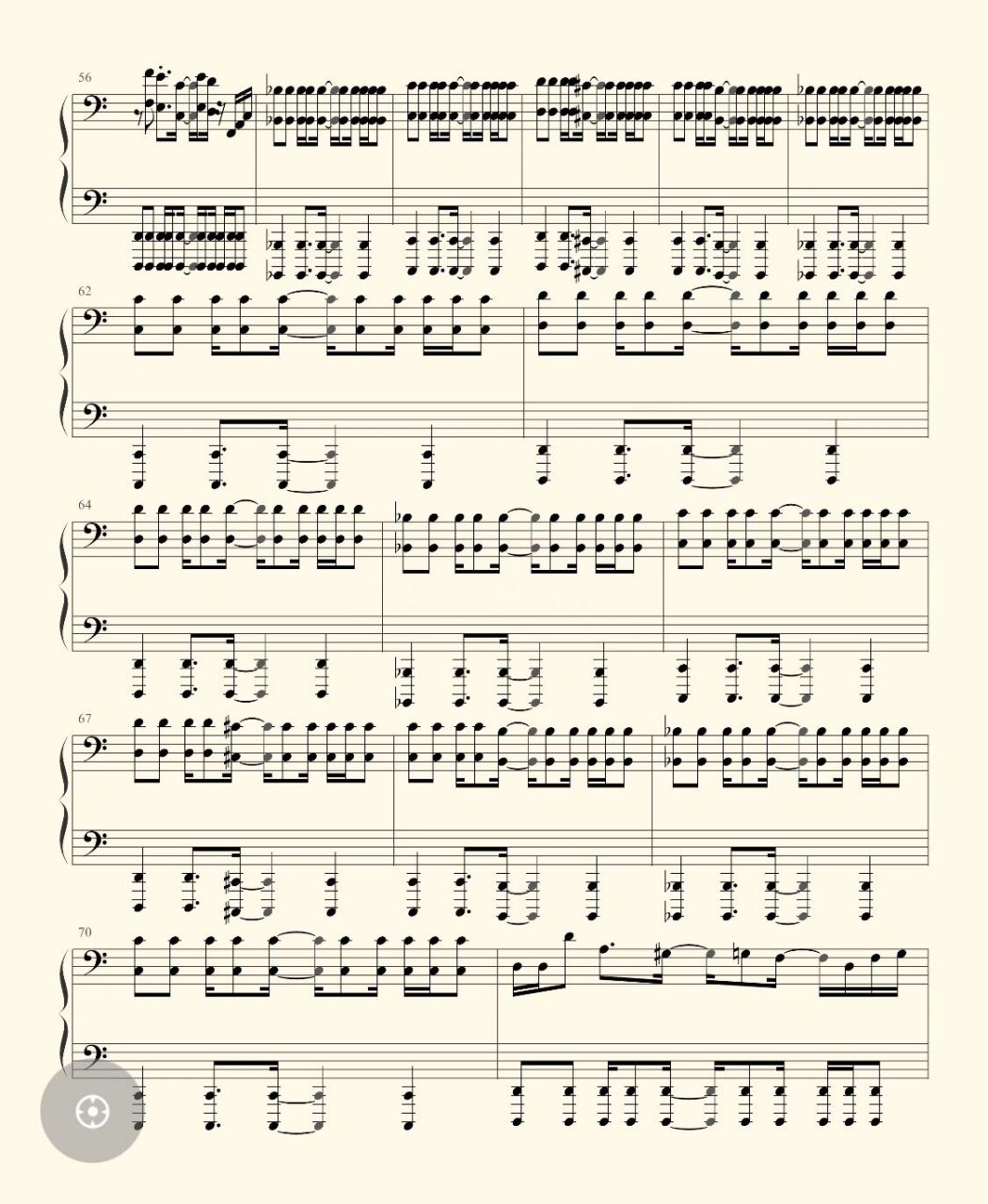 undertale-sans钢琴谱