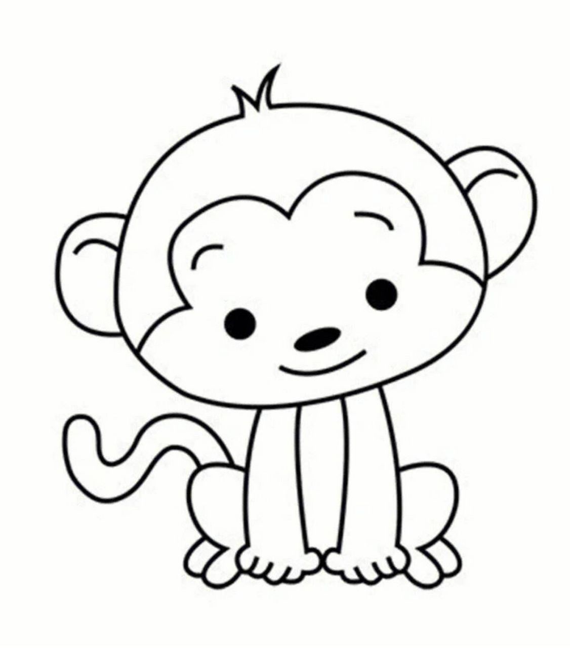 动物简笔画 可打印涂色素材 动物简笔画,创意美术可打印的素材!