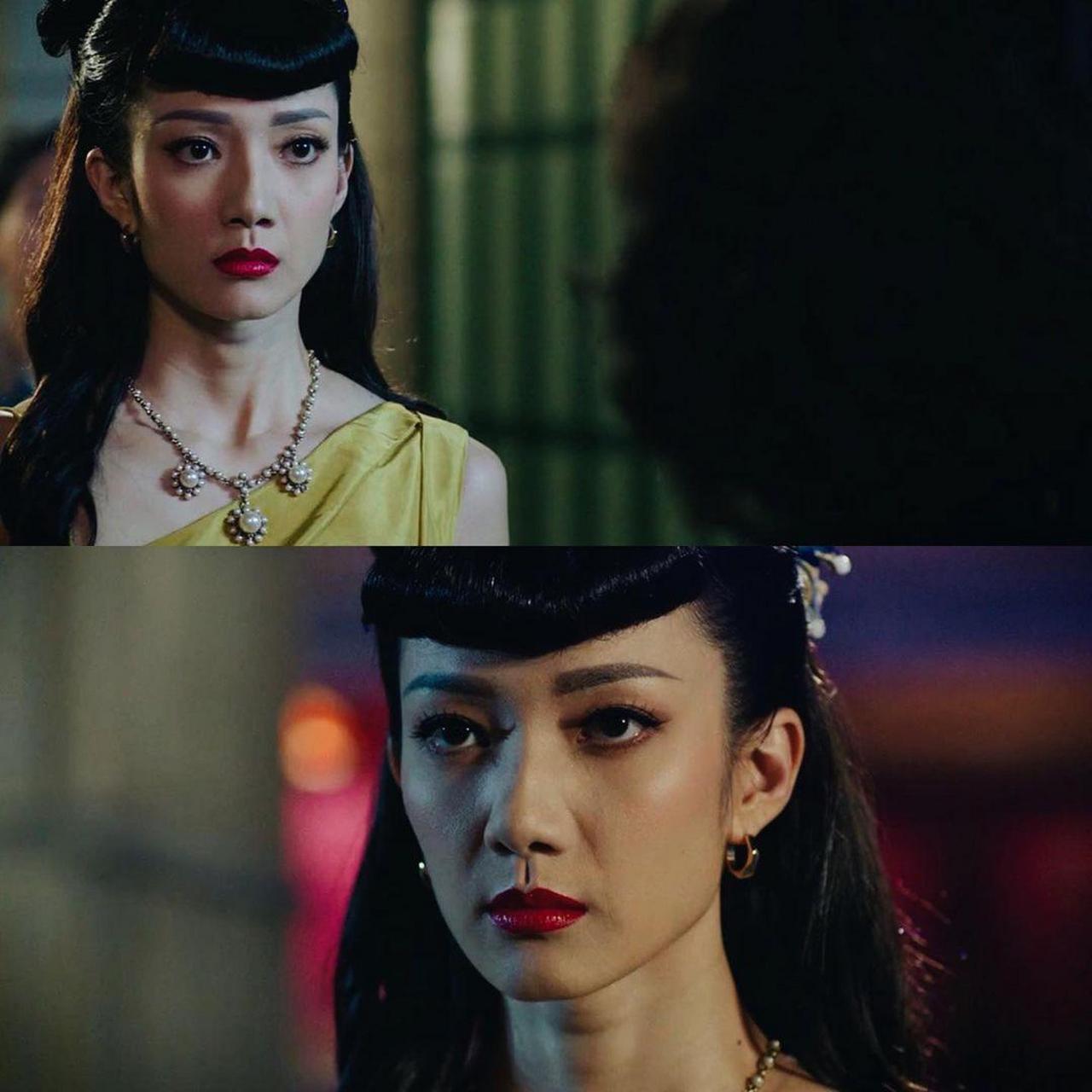 tvb花旦王君馨因为在《城寨英雄》当中饰演冷艳反派花曼大受欢迎,如今