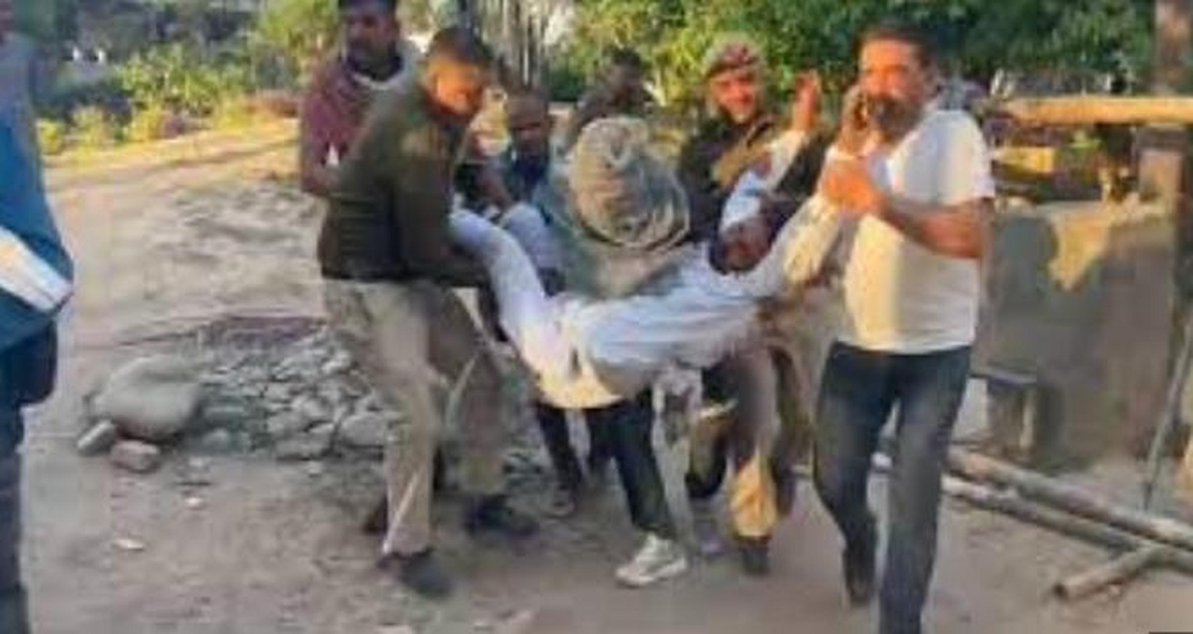 印度杀人蜂事件:近日,在印度的葬礼上发生一起杀人蜂事件,送葬队伍