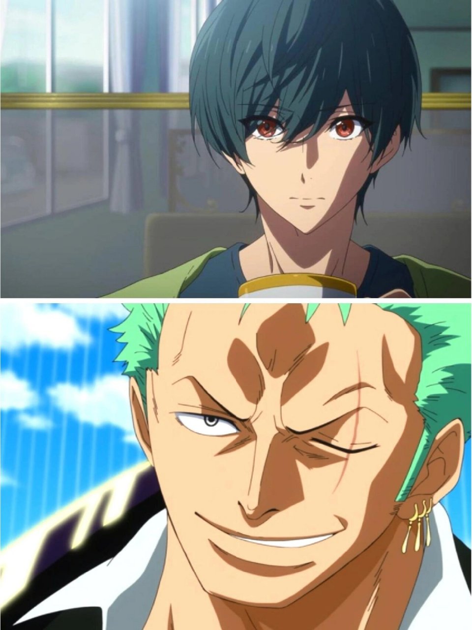 92盘点日漫里的绿发男角色92 9715下面走来的是绿毛方阵 99