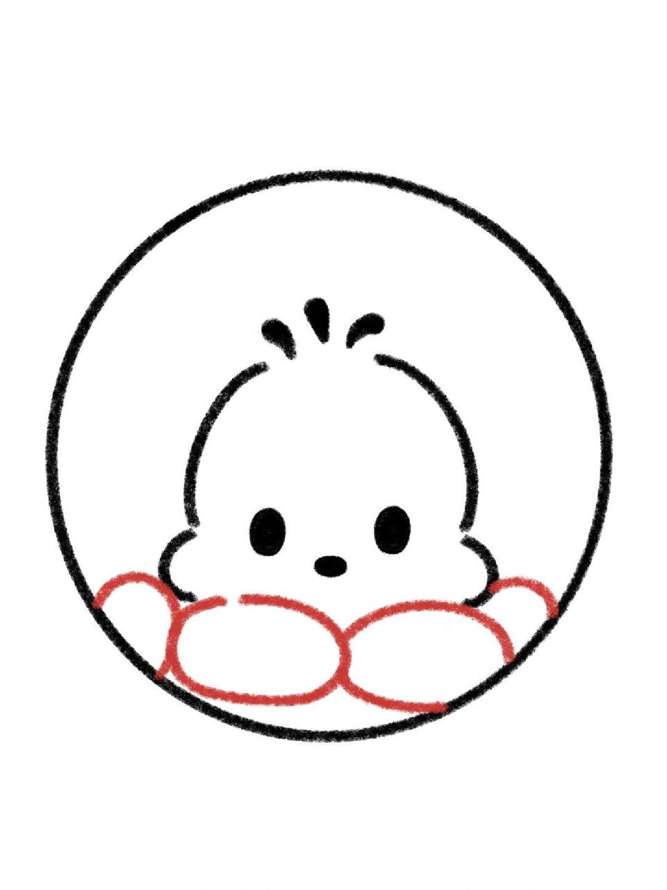 可爱简笔画# #简笔画教程# #小动物头像# #画个简笔画# #帕恰狗