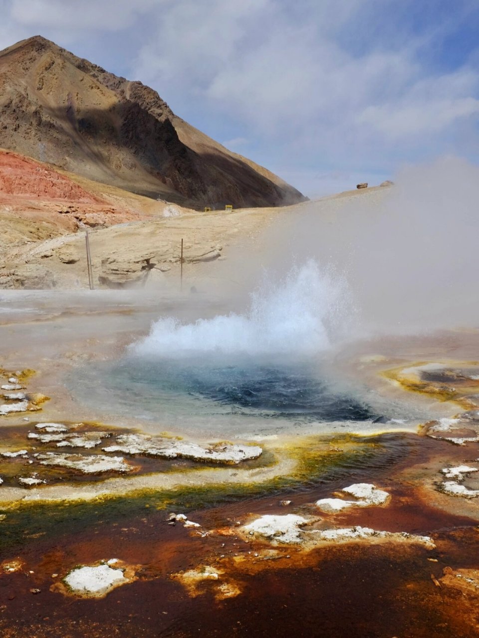 达格架喷泉|大地的蓝眼睛 从西藏萨嘎县出来后我们便去了达格架喷泉