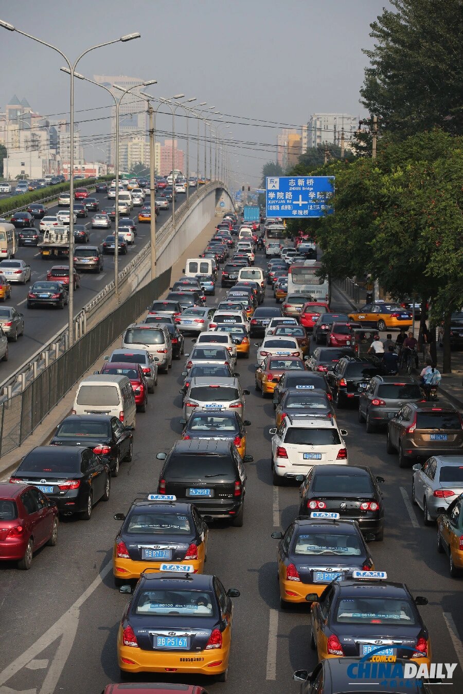 北京堵车的粗浅分析