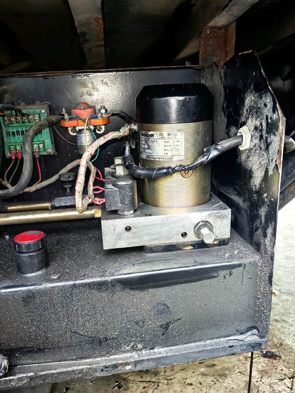 上门抢修牛力尾板换电机,手柄一套