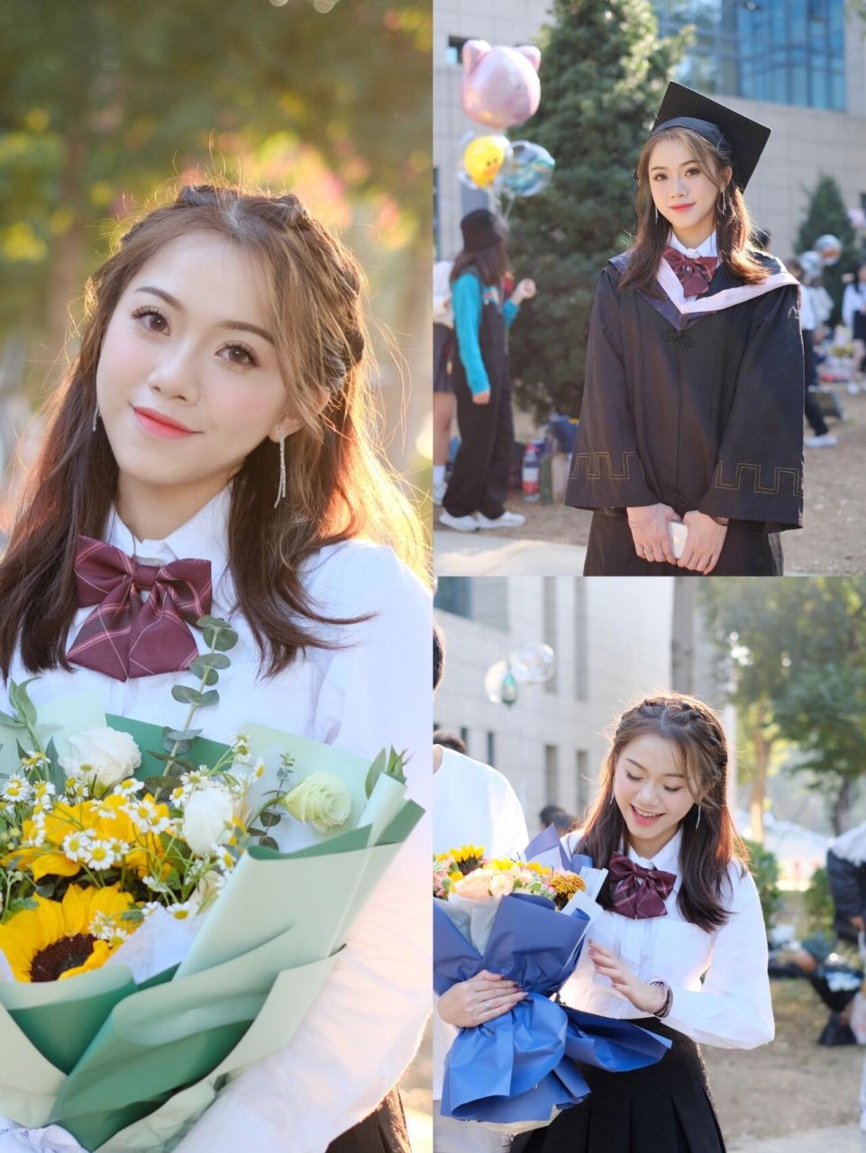 毕业照最美发型教程来啦!手残党也能学会!