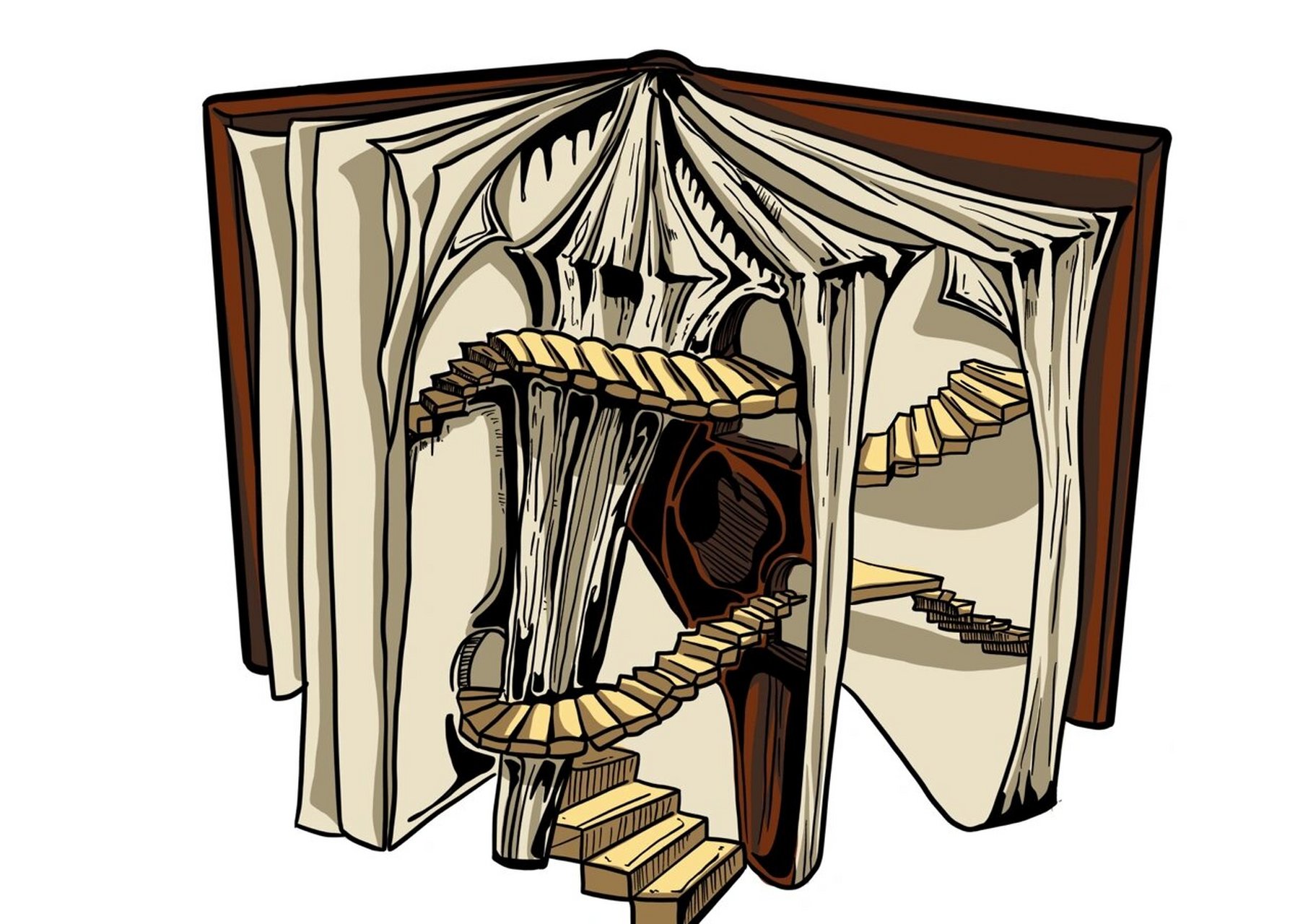 关于书的创意联想|大二|视觉传达专业 一些书本的创意联想 有借鉴一些