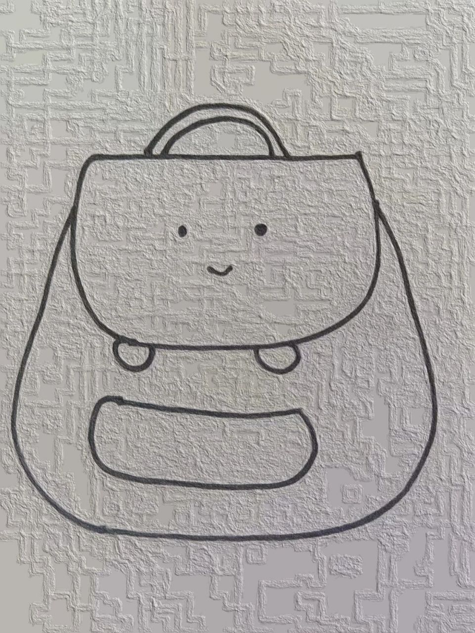 小书包简笔画 小书包简笔画教程