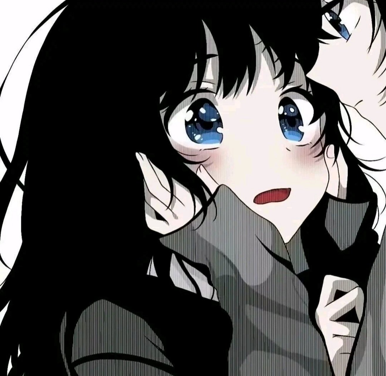 两组暗黑系情头999797 "月光下有两个影子,一个是我的,另一个