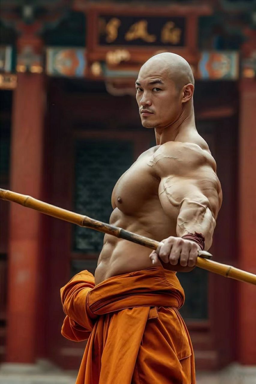 最强壮的武僧#肌肉男##胸肌##微博户外运动节