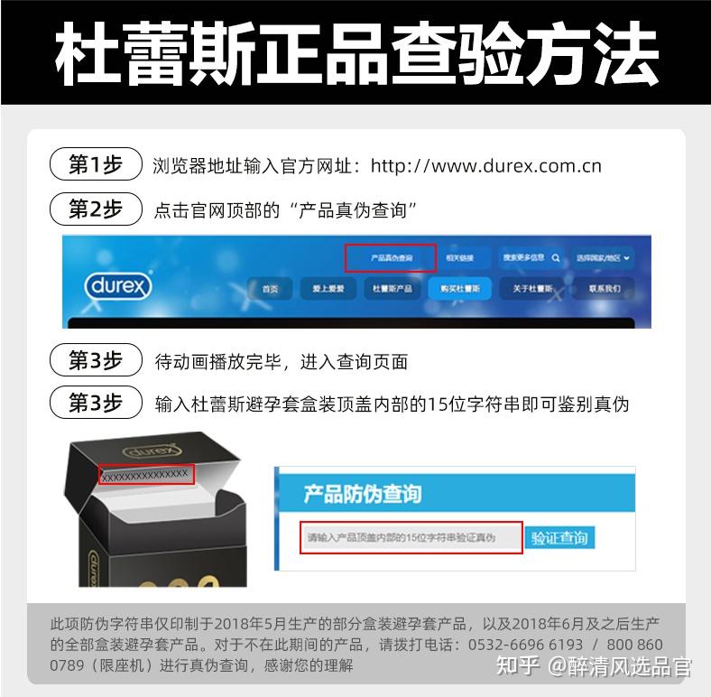 杜蕾斯真假识别图图片