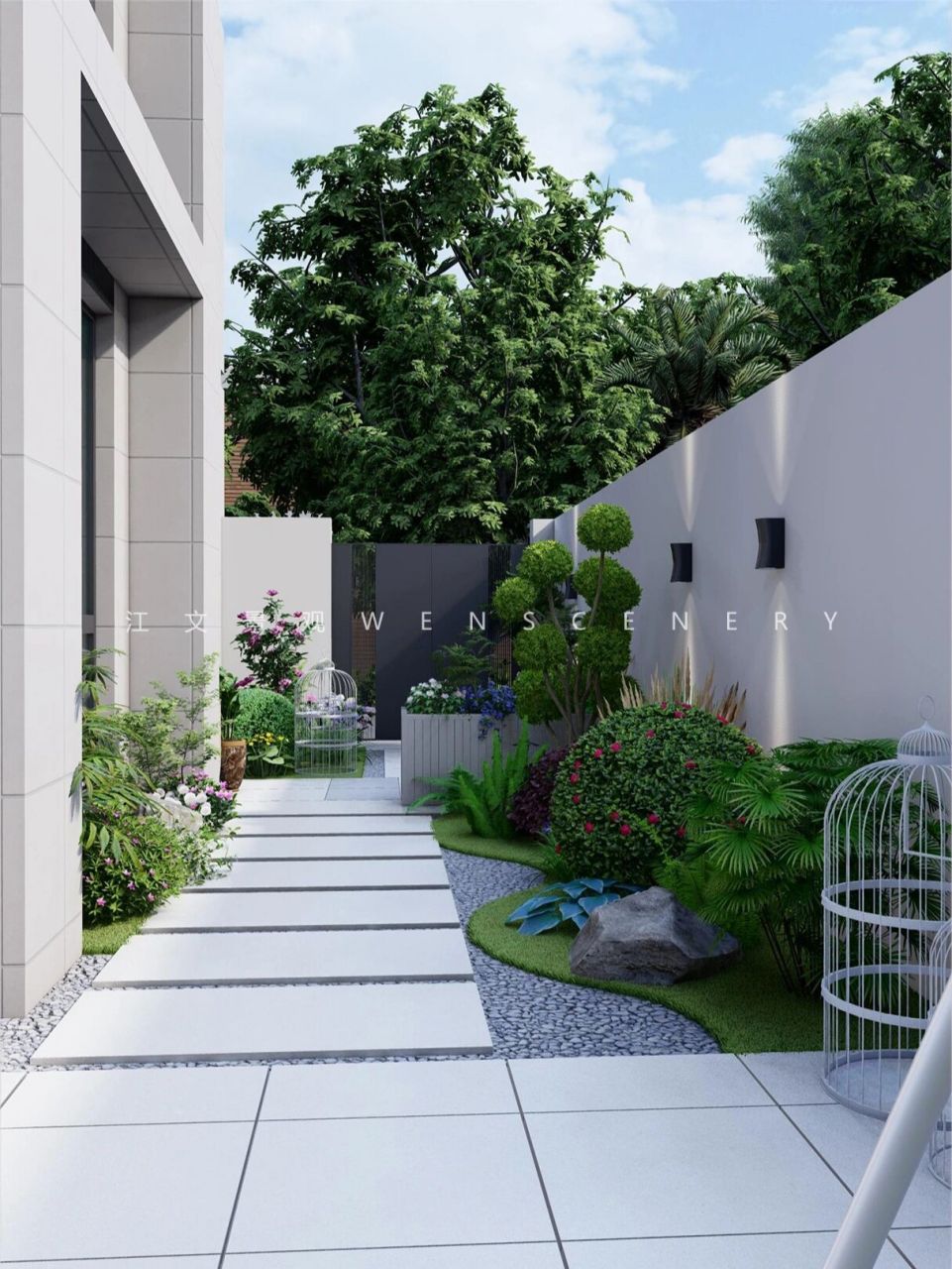 现代简约温馨庭院 | 恬淡自由的生活 --95分享现代简约氛围的小院