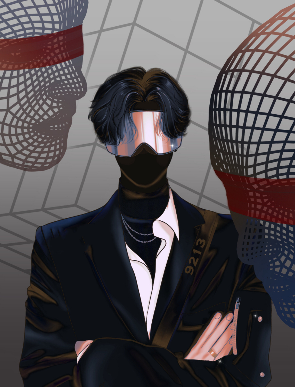 小黑粉/梅赛德斯/游戏主播/和平精英/9213 92可做头像壁纸,禁止商用