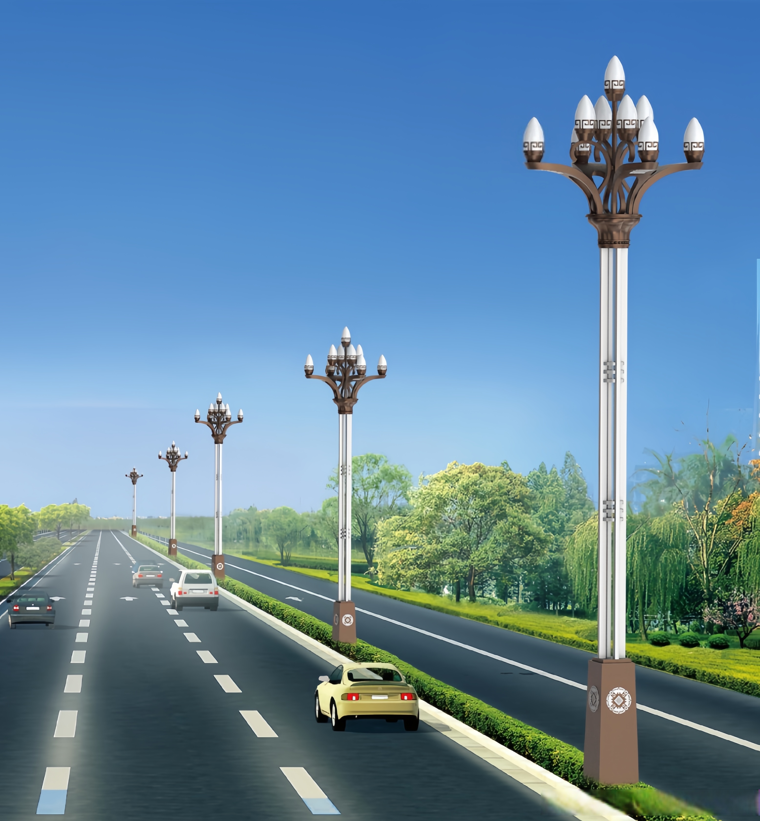 梦里乾坤  景观路灯  景观路灯设计 景观路灯定制 特色景观路灯 户外