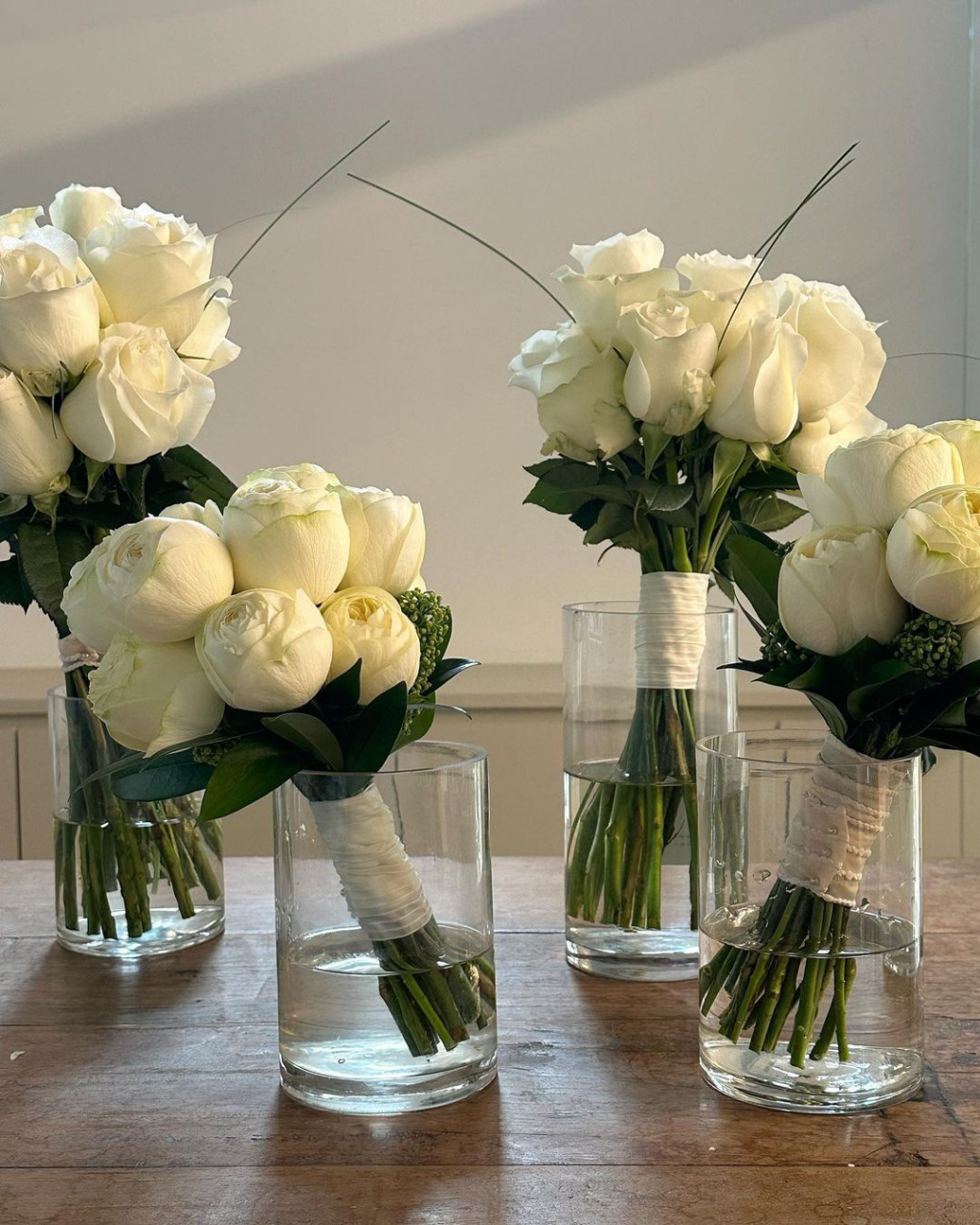 ins花束|白玫瑰手捧花07 "简约干净,白色永远是最高级的" ins