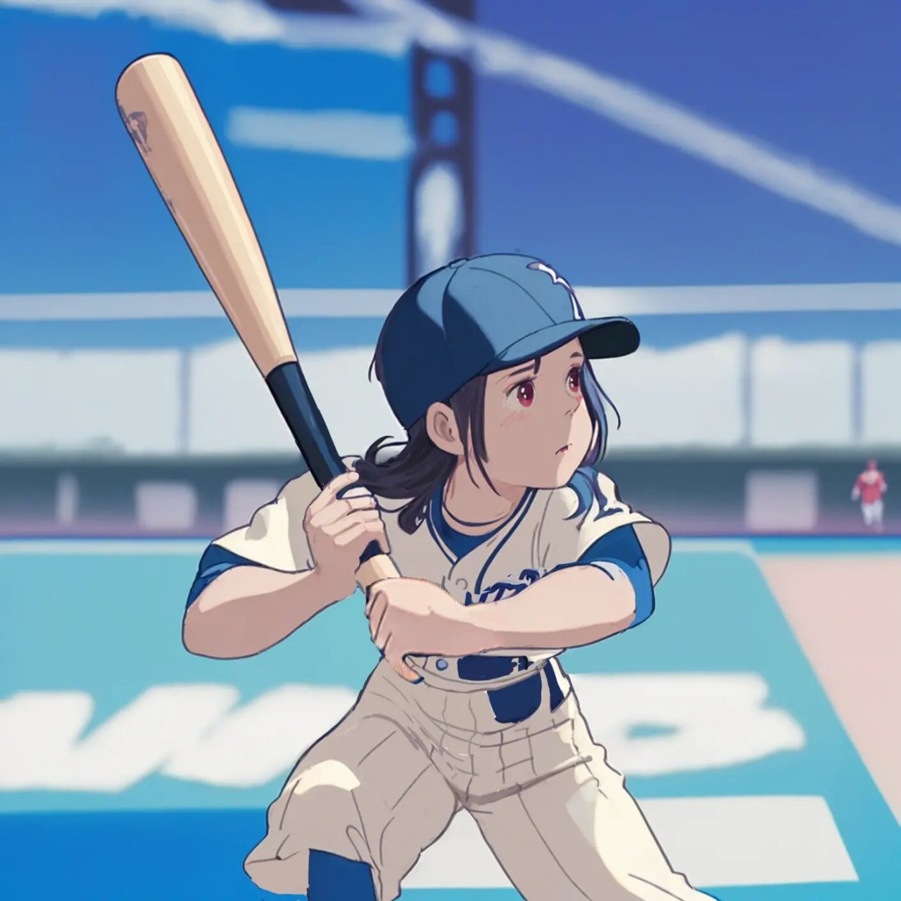 可爱的棒球女孩来啦