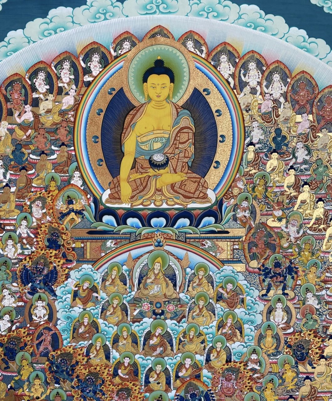 新作品《释迦牟尼皈依境》