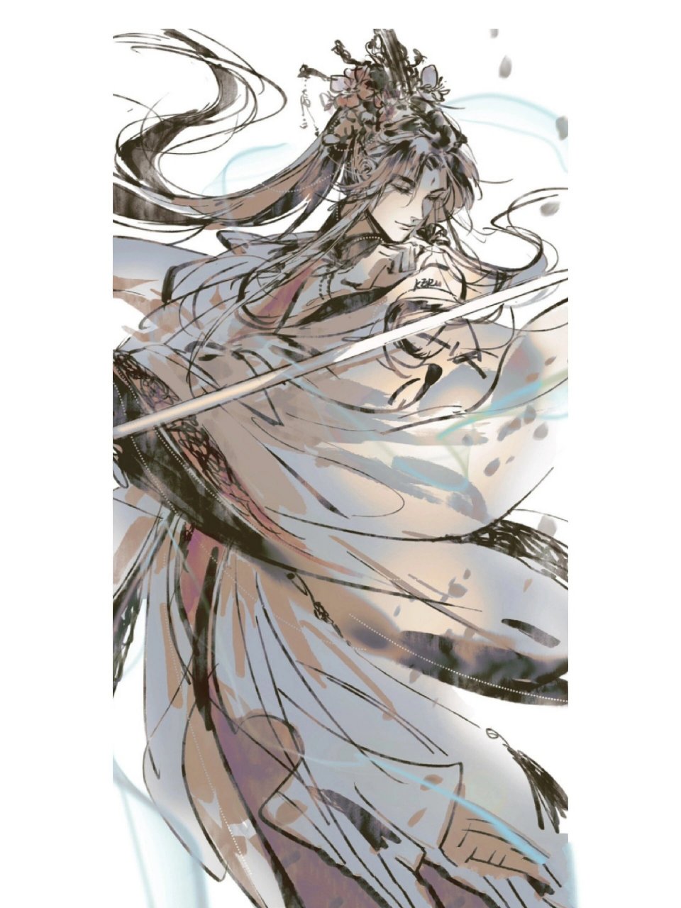 太子悦神图"惊鸿一瞥 百世沦陷" 很符合我心中的太子悦神!真的很米!