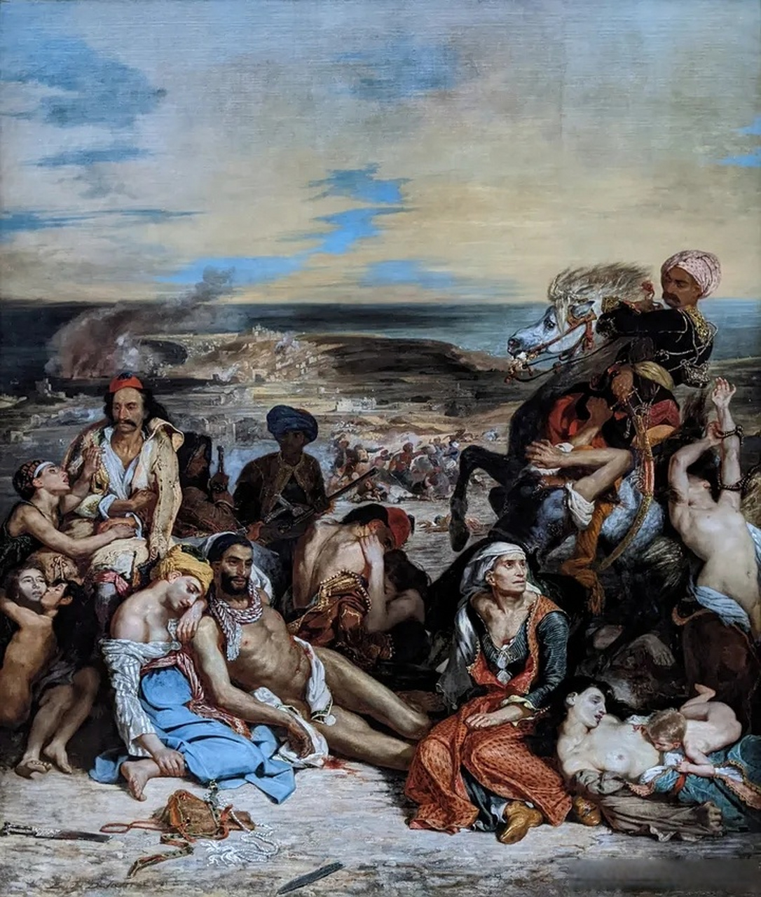 古希腊油画战争图片