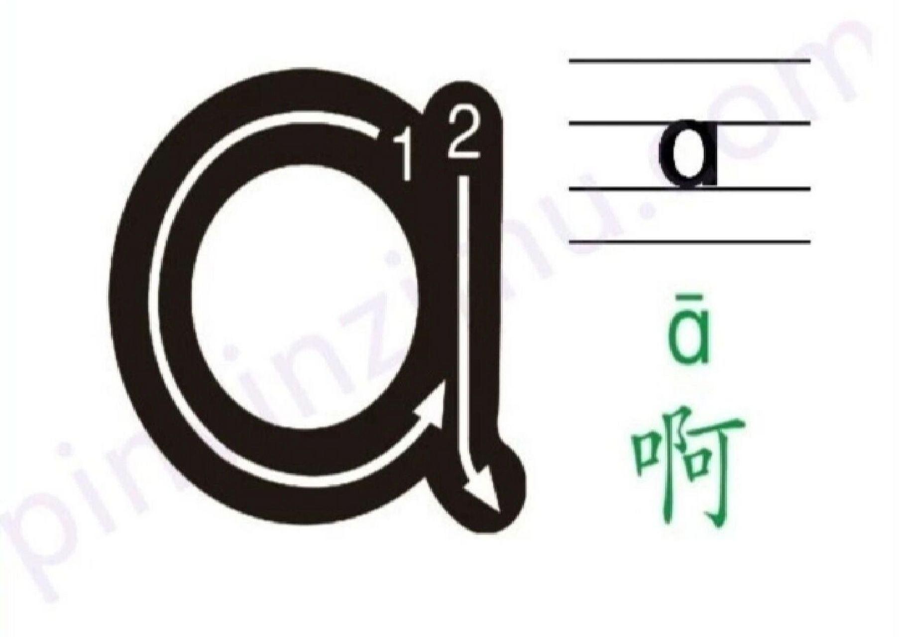 6个单韵母书写顺序 格式78