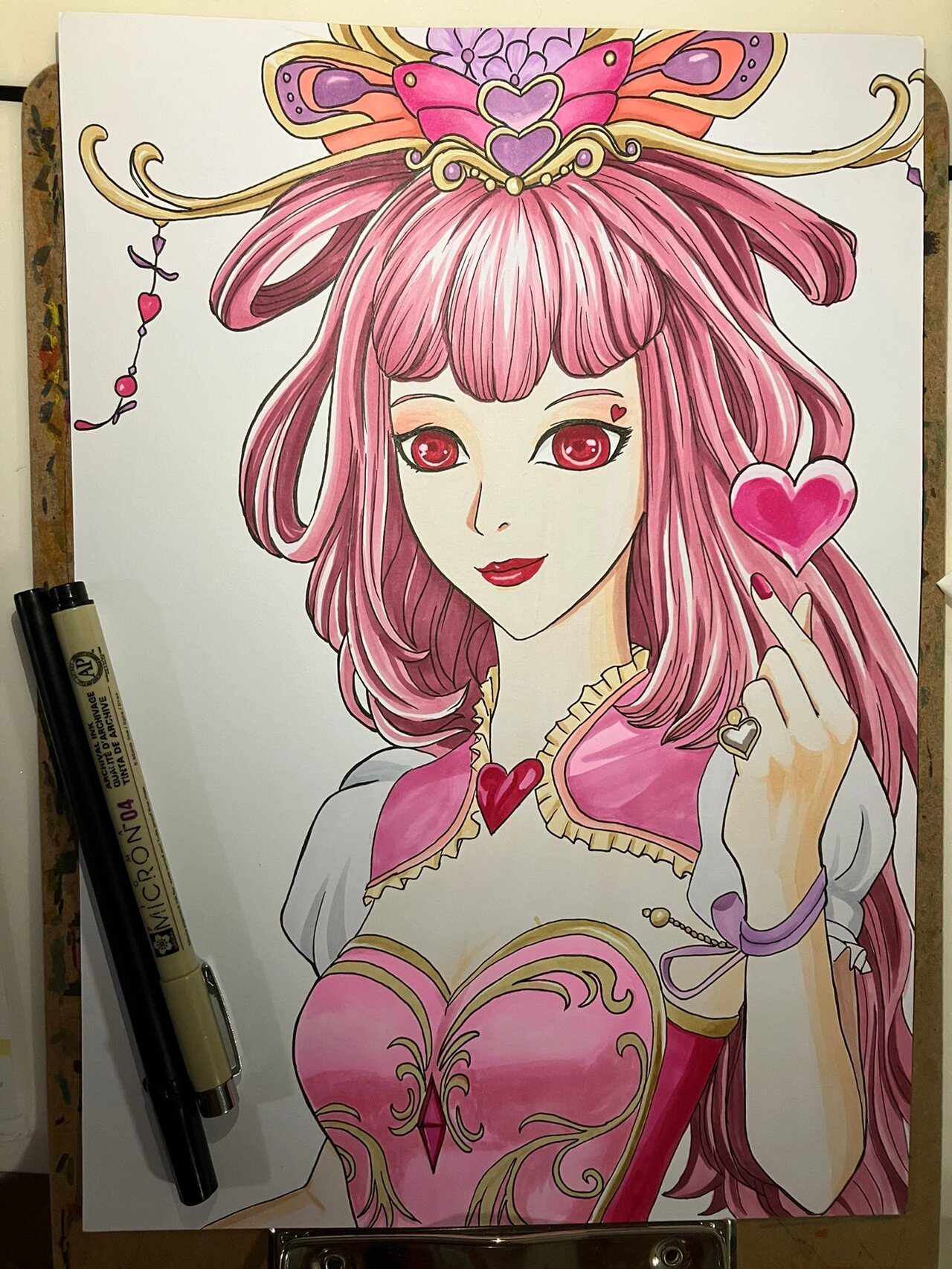 马克笔手绘叶罗丽情公主详细过程