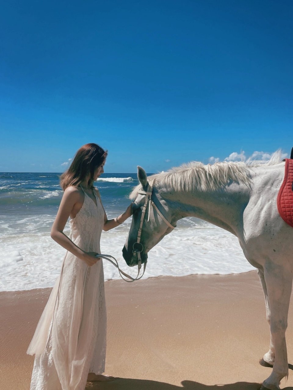 陵水富力湾|海边骑马穿白裙子更有仙味哦 8215地址:陵水富力万豪