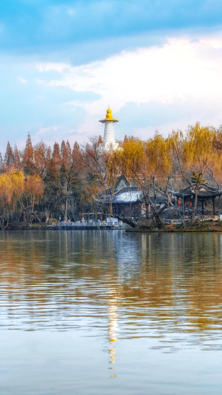 冬季瘦西湖 扬州瘦西湖 .