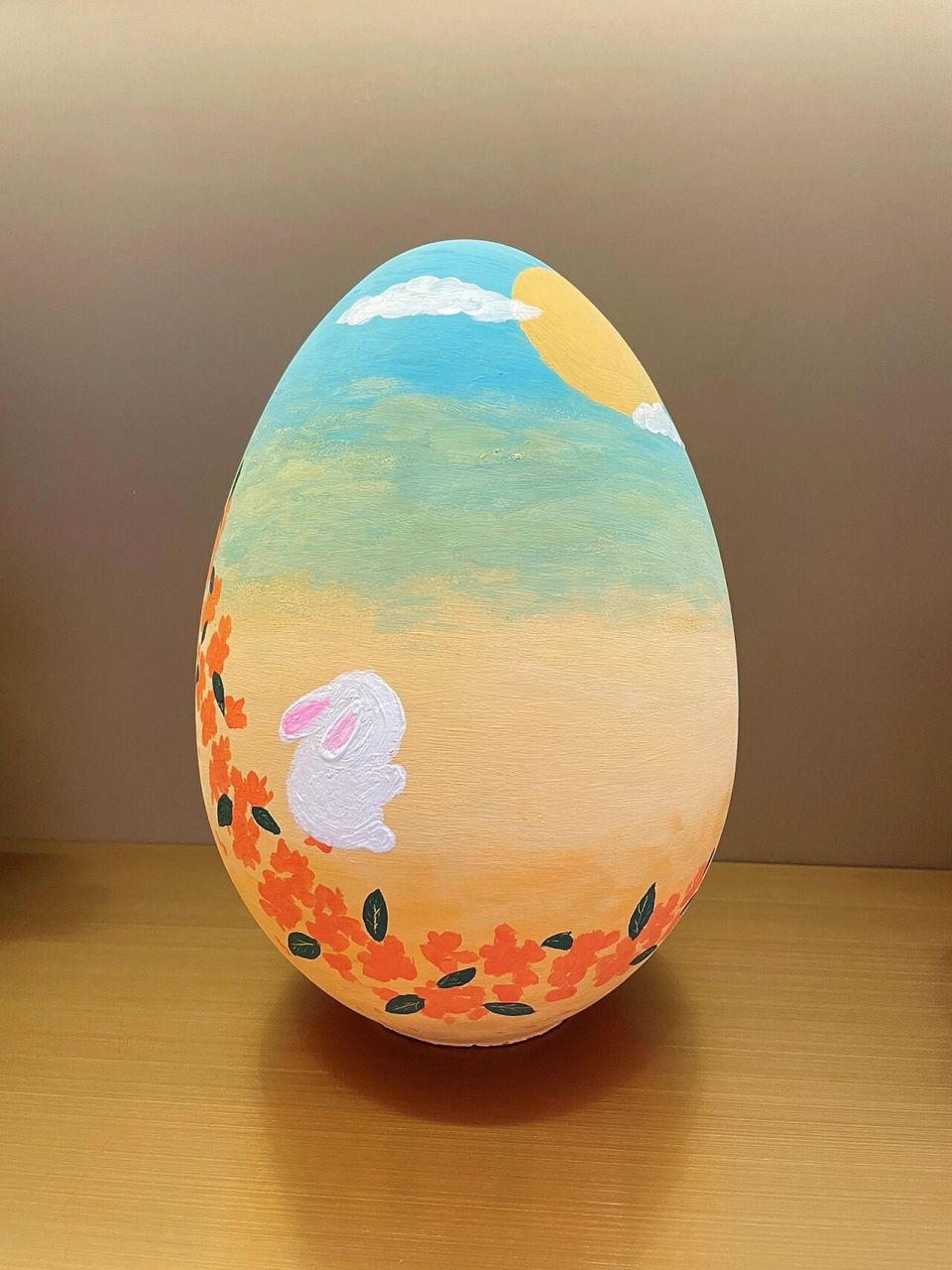 中秋节金蛋绘画涂鸦96 治愈系色系中秋金蛋绘画03