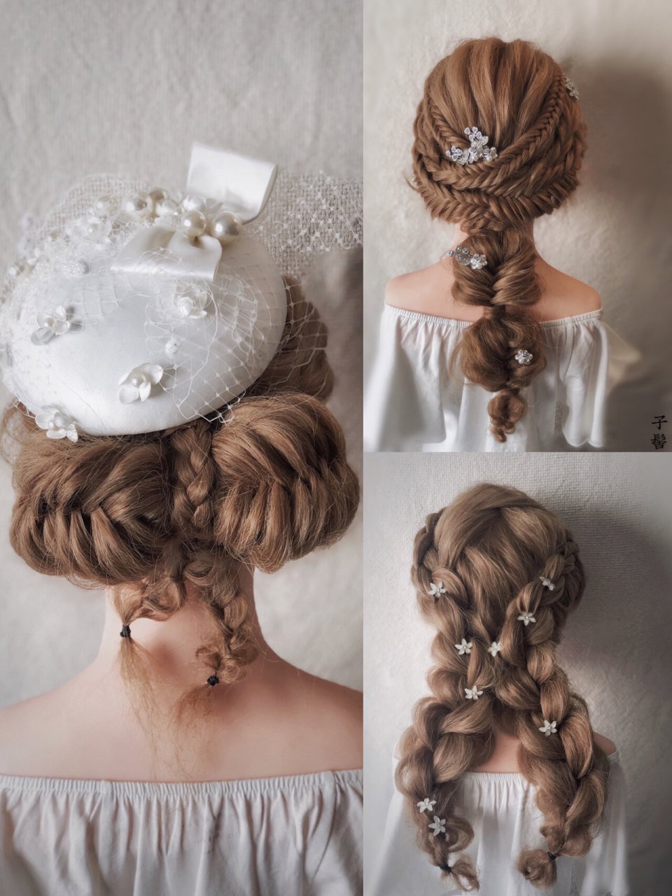 步骤笔记9|那些基本的法式轻复古编发751504. 发型一.