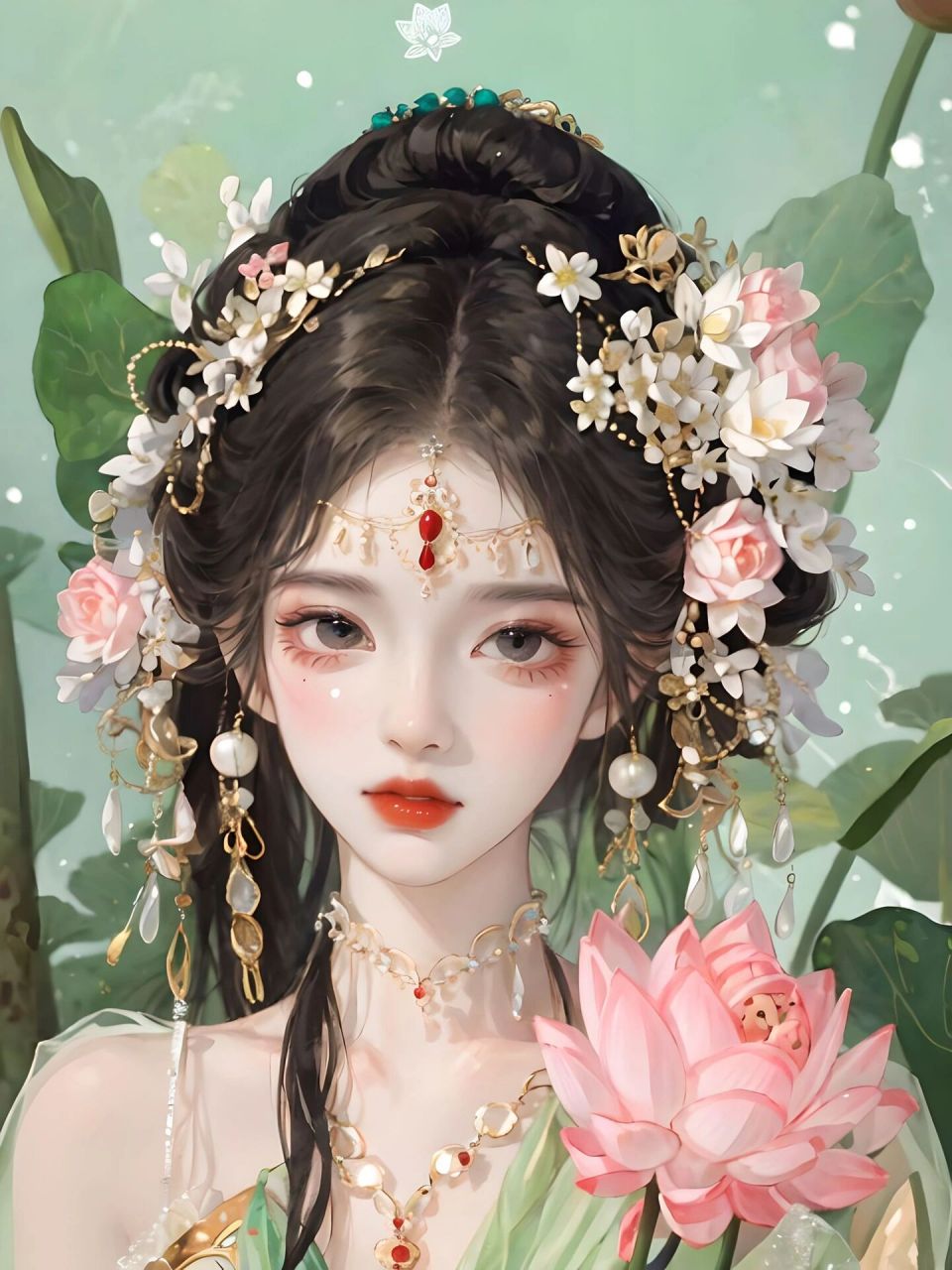 十二花神——荷花拟人