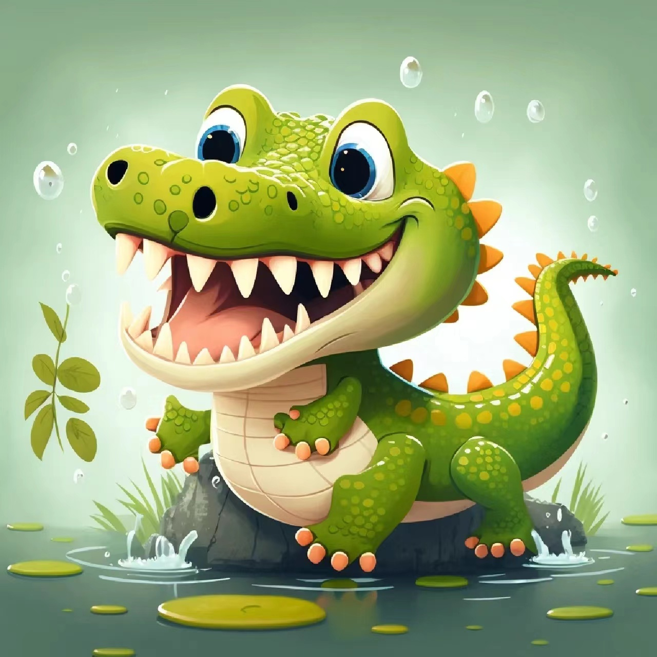 小可爱们,这里有一些可爱爆棚的小鳄鱼头像等你来选,会让你爱不释手哦