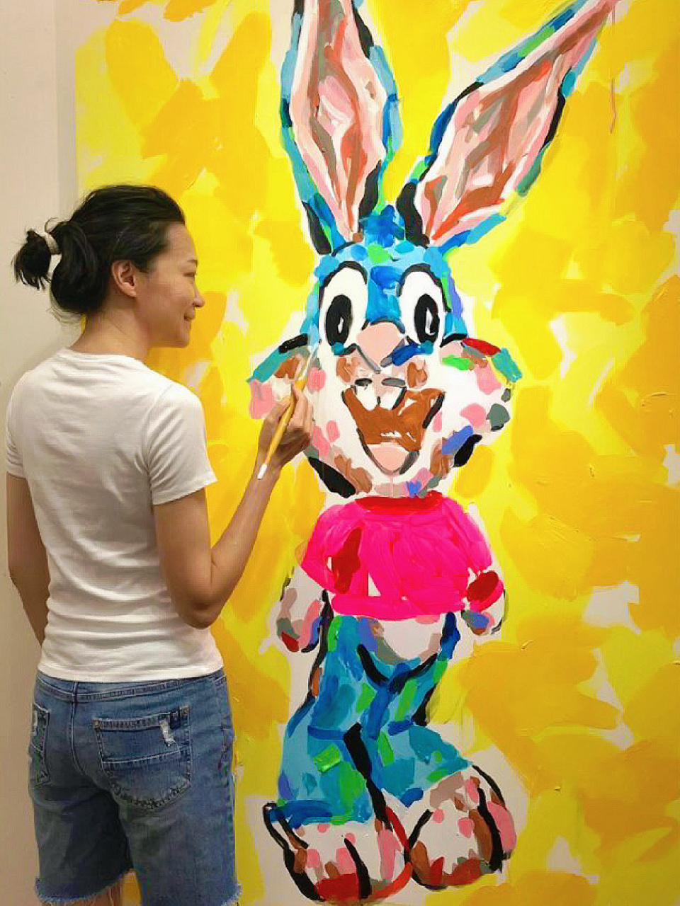 艺术家|曲家瑞老师创作的兔子,童趣又治愈!