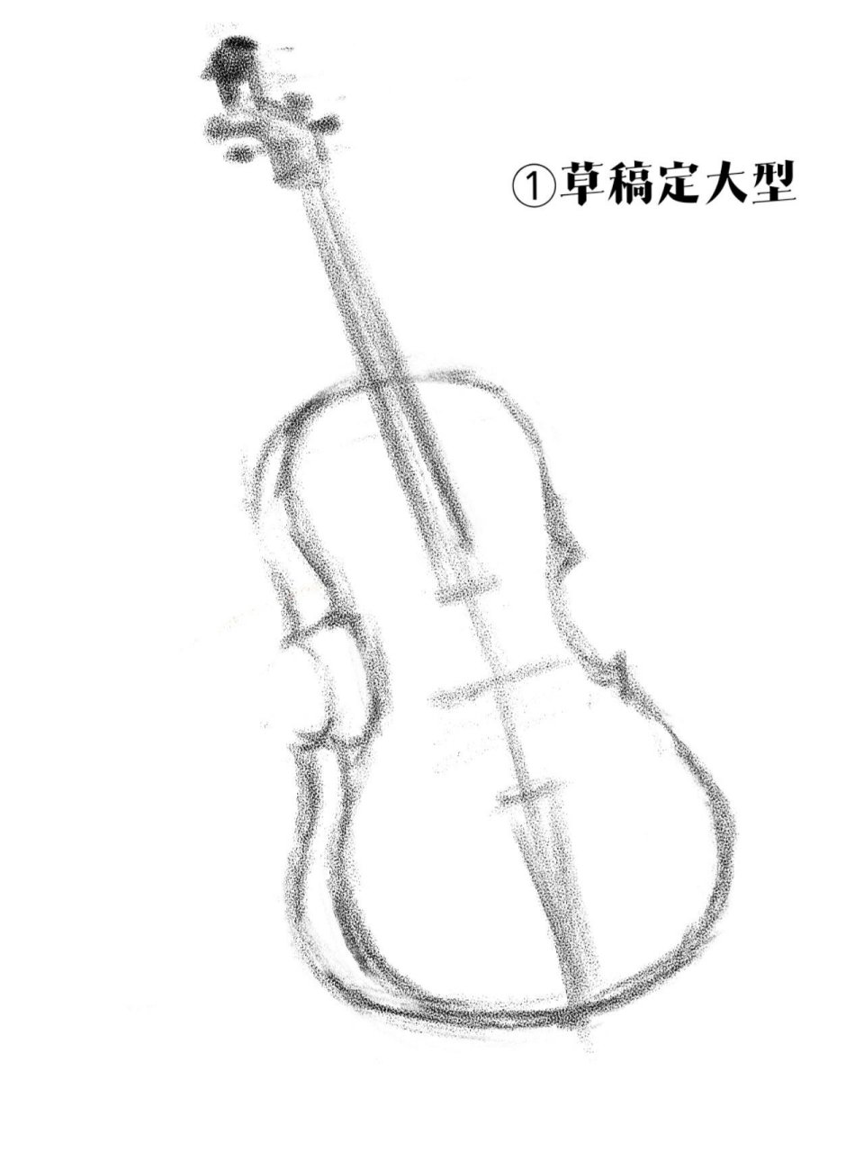 商业插画 | 小提琴插画(步骤图分享) 工具:ps 手绘板 照片转插画 | 小