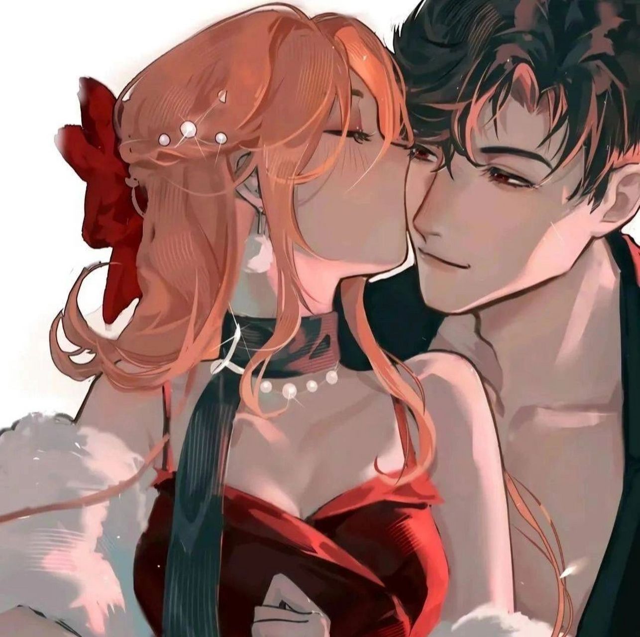 双人动漫情头 两人游,两牵手,两情相恋到白头.