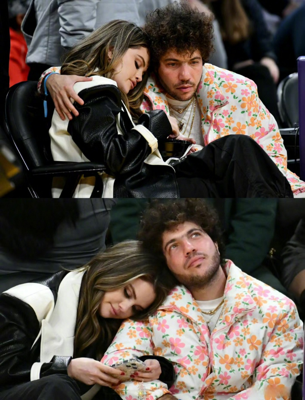 赛琳娜晒和新男友在金球奖后台亲吻的照片,看得出来她真的超爱!