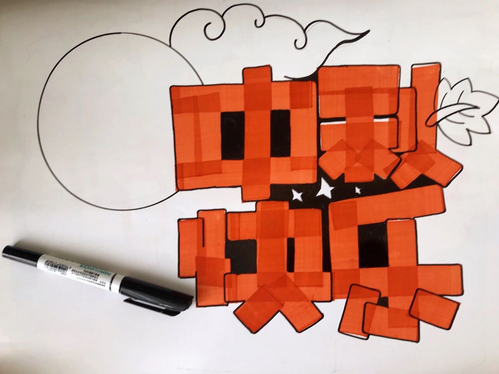 手绘pop海报|中秋快乐🎑 🌟 时间过得好快啊,不知不觉又快过中秋