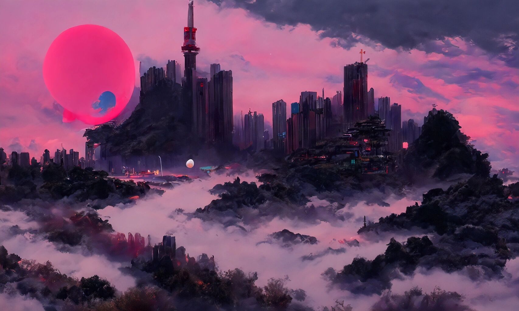 又能换壁纸了,男生桌面用这个朋克城市帅炸!