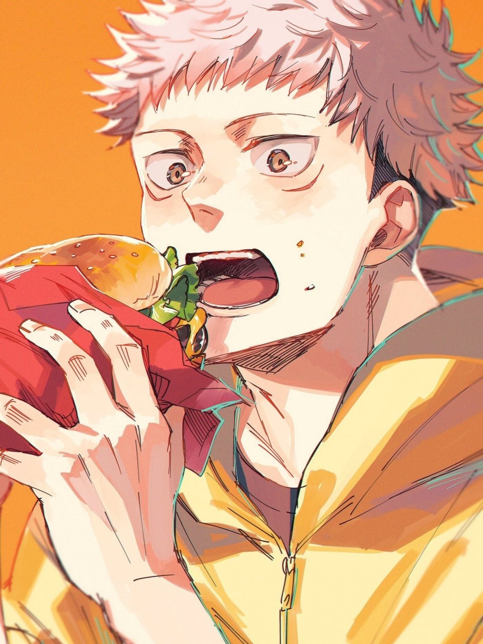 虎杖悠仁壁纸 分享几张虎杖悠仁的壁纸啊,真的很美很可爱 想叫你小