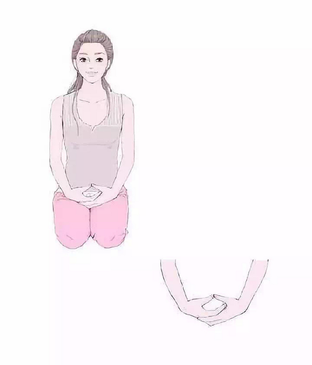 金刚坐的功效 瑜伽体式——金刚坐,身体如金刚一样坚强不动修炼坐功而