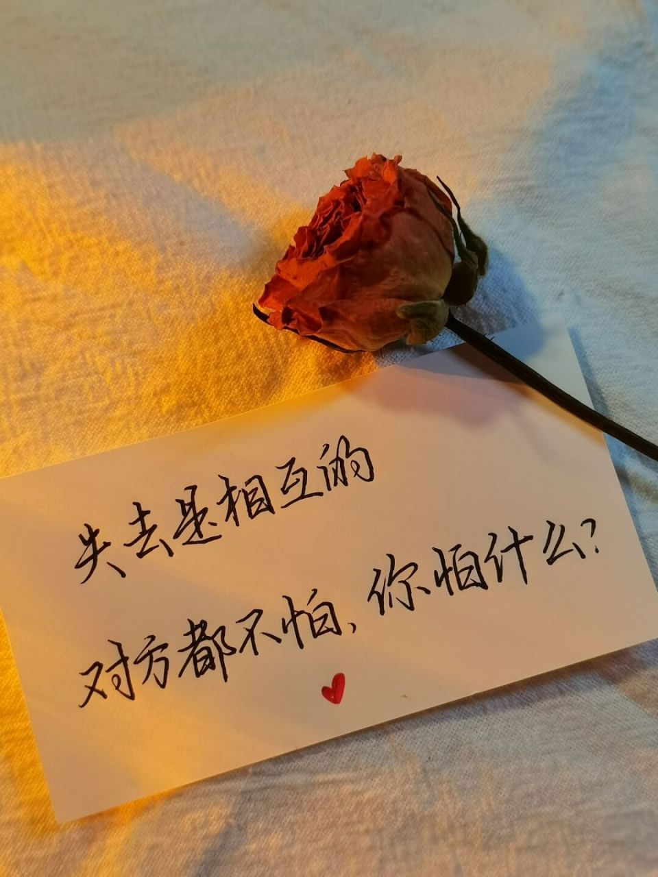 要么和灵魂共鸣的人相伴 要么和真诚的人硬碰硬 如果都没有 单枪匹马