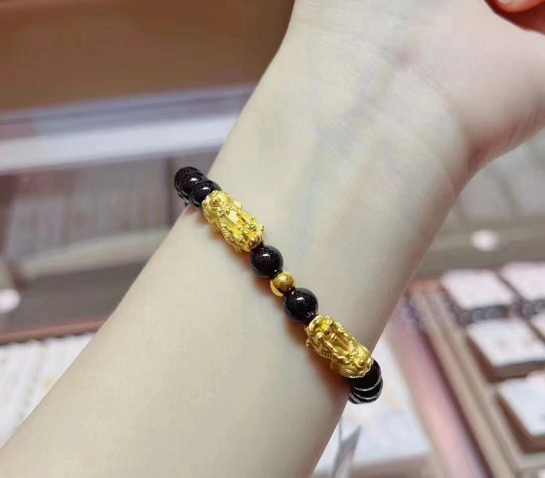 麒麟足金手串   招财又进宝   辟邪又平安