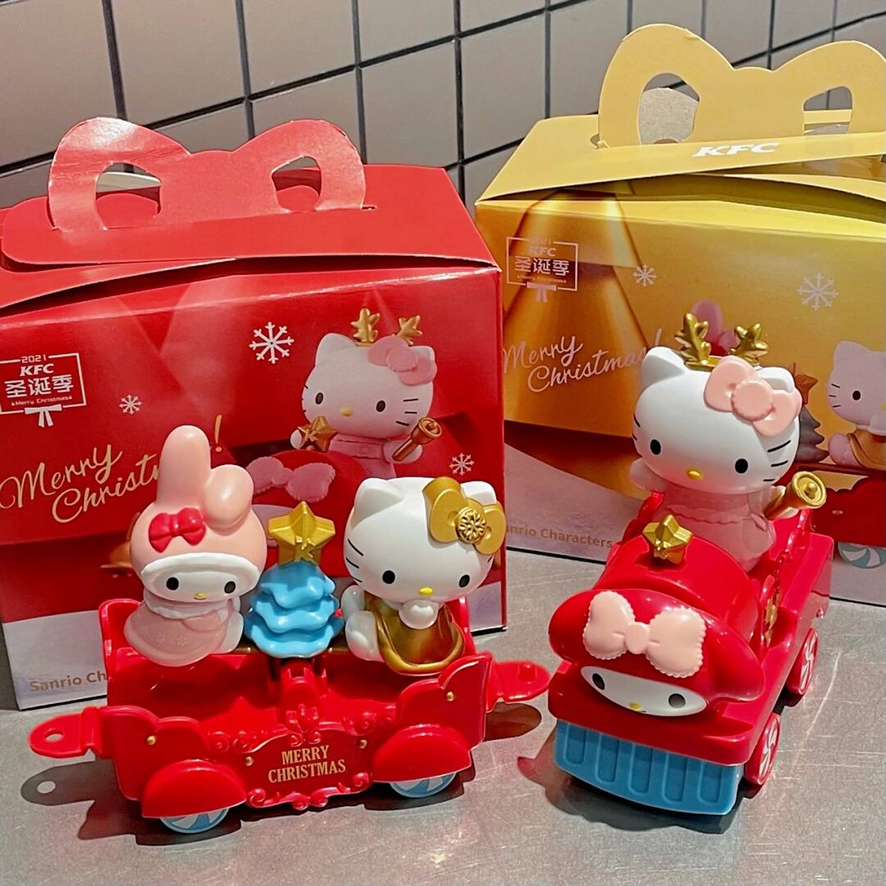 开始售卖! #肯德基圣诞套餐# #肯德基# #圣诞# #kitty控