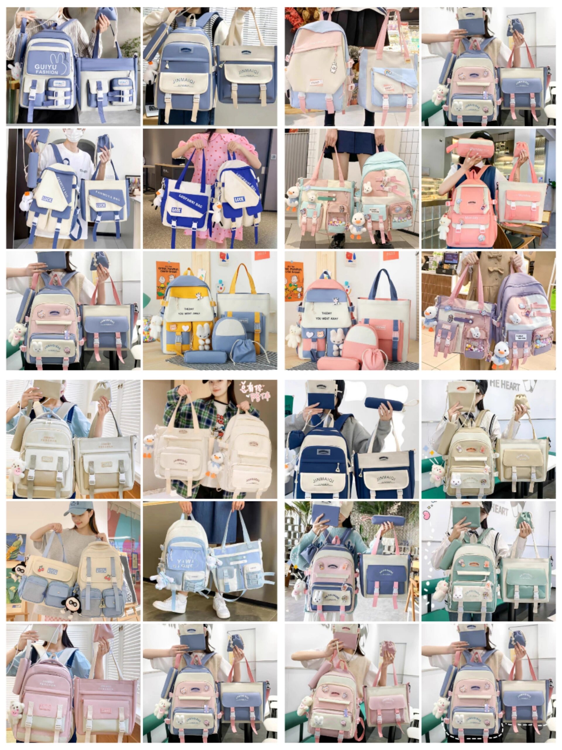 来啦来啦!学生党双肩包手提包合集来啦