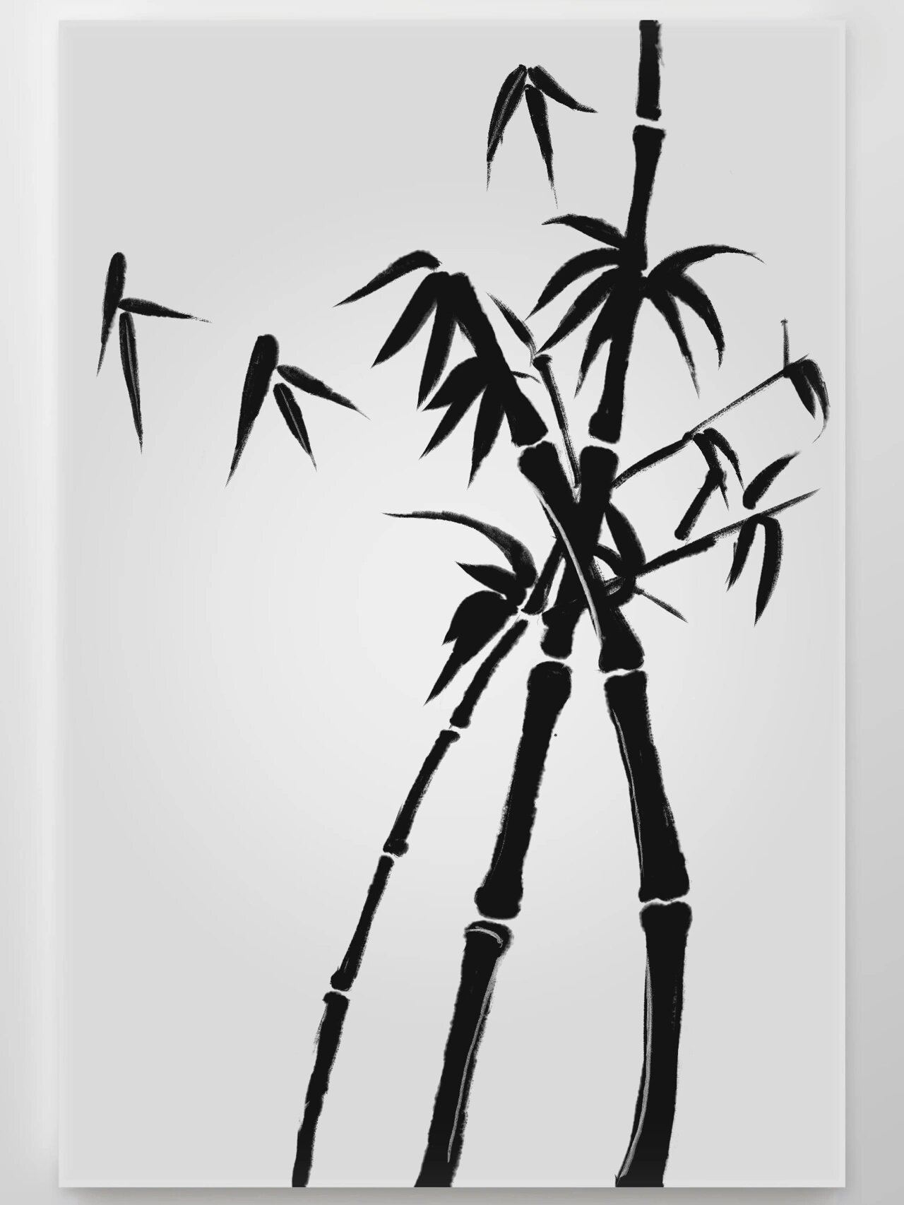 梅花和竹子 很神仙的一个软件 可以画水墨画和练毛笔字