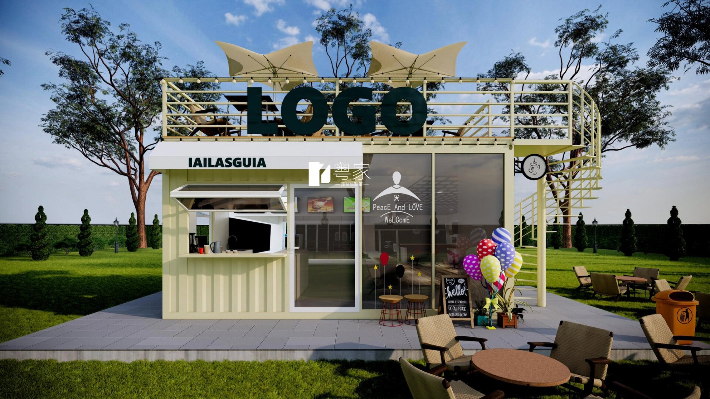 创意集装箱店铺 #不懂就问有问必答# #集装箱# #露营# #集装箱设计