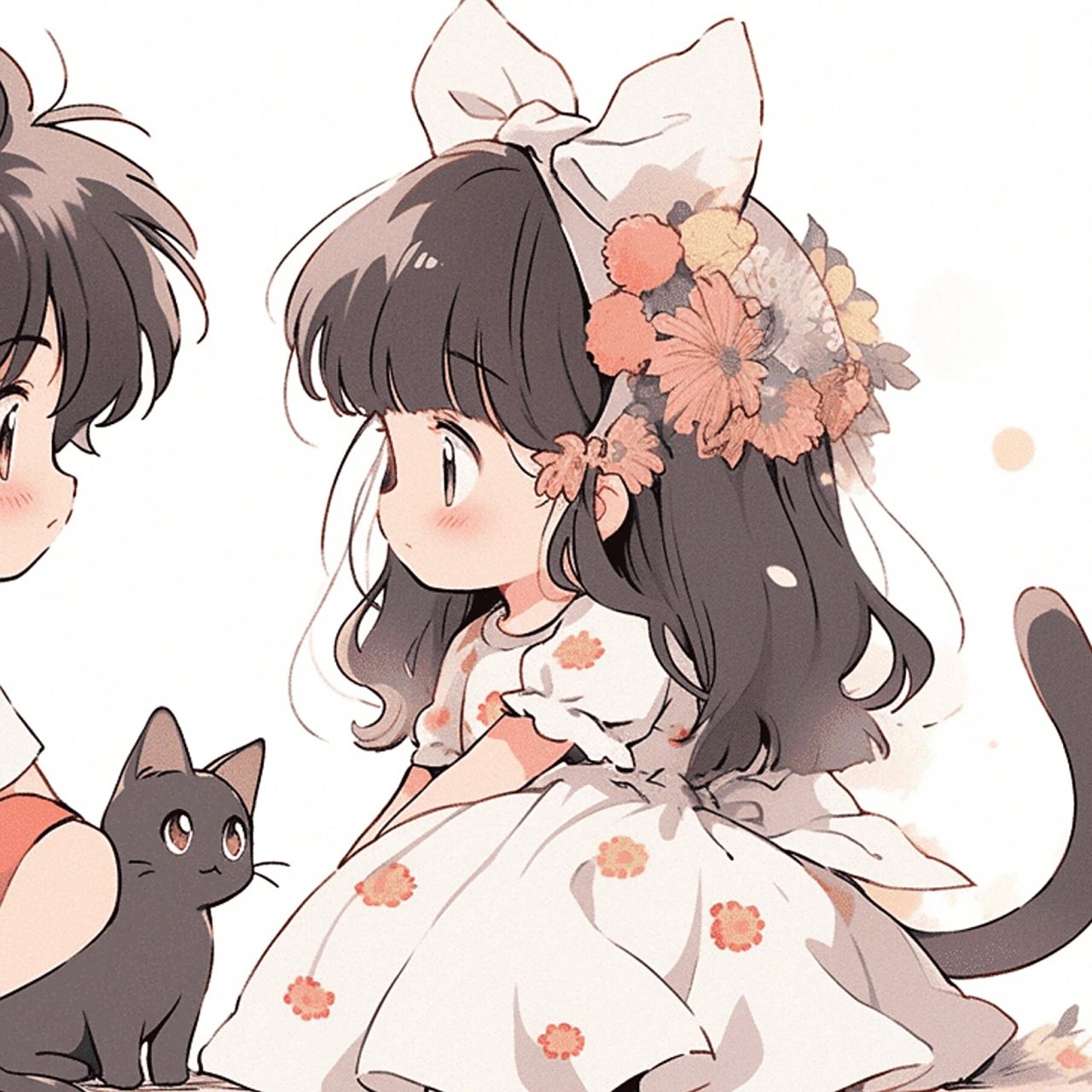 可爱猫系情头|情侣头像 今天是猫系情侣