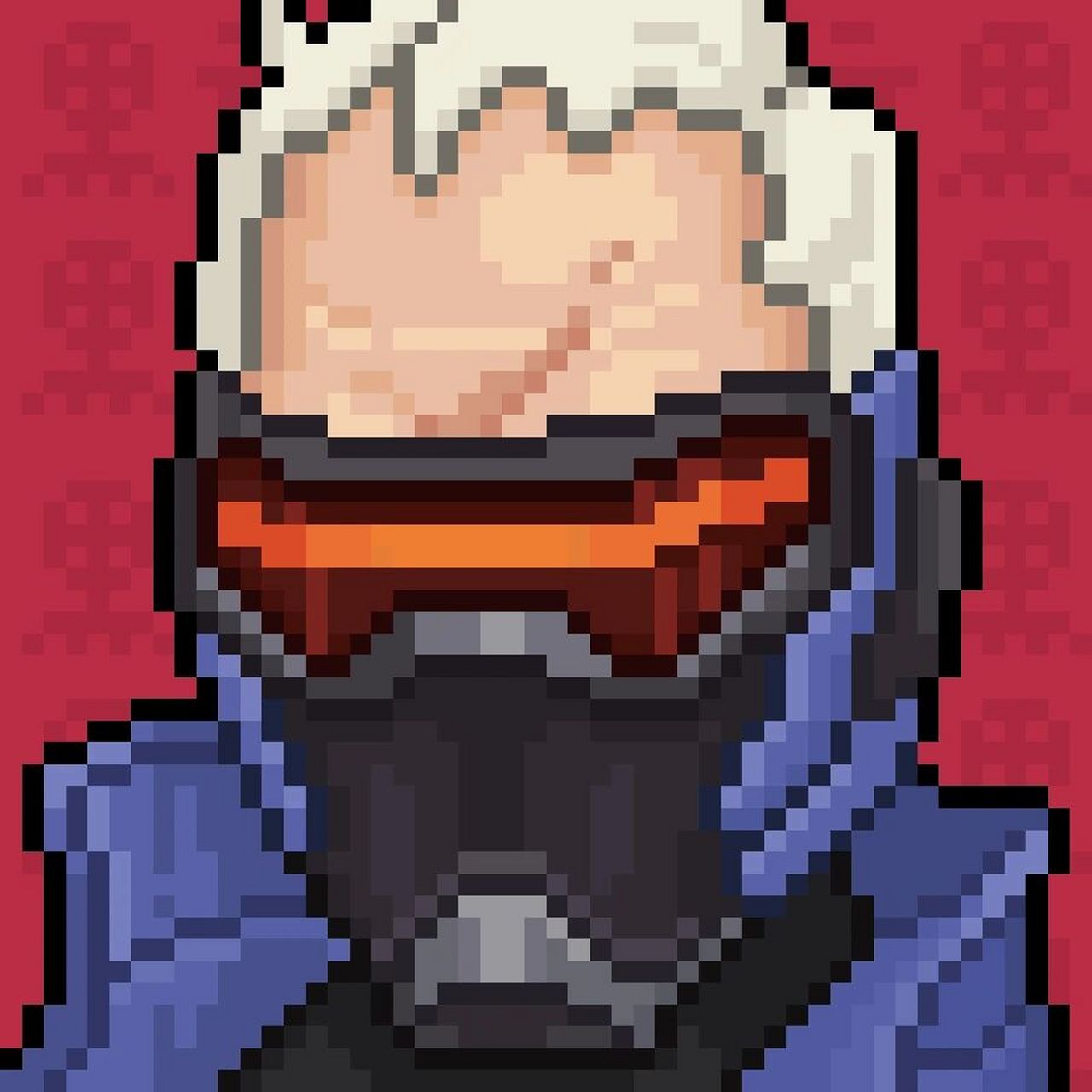 选他秒变cf#像素画# #头像分享# #守望先锋# #士兵76