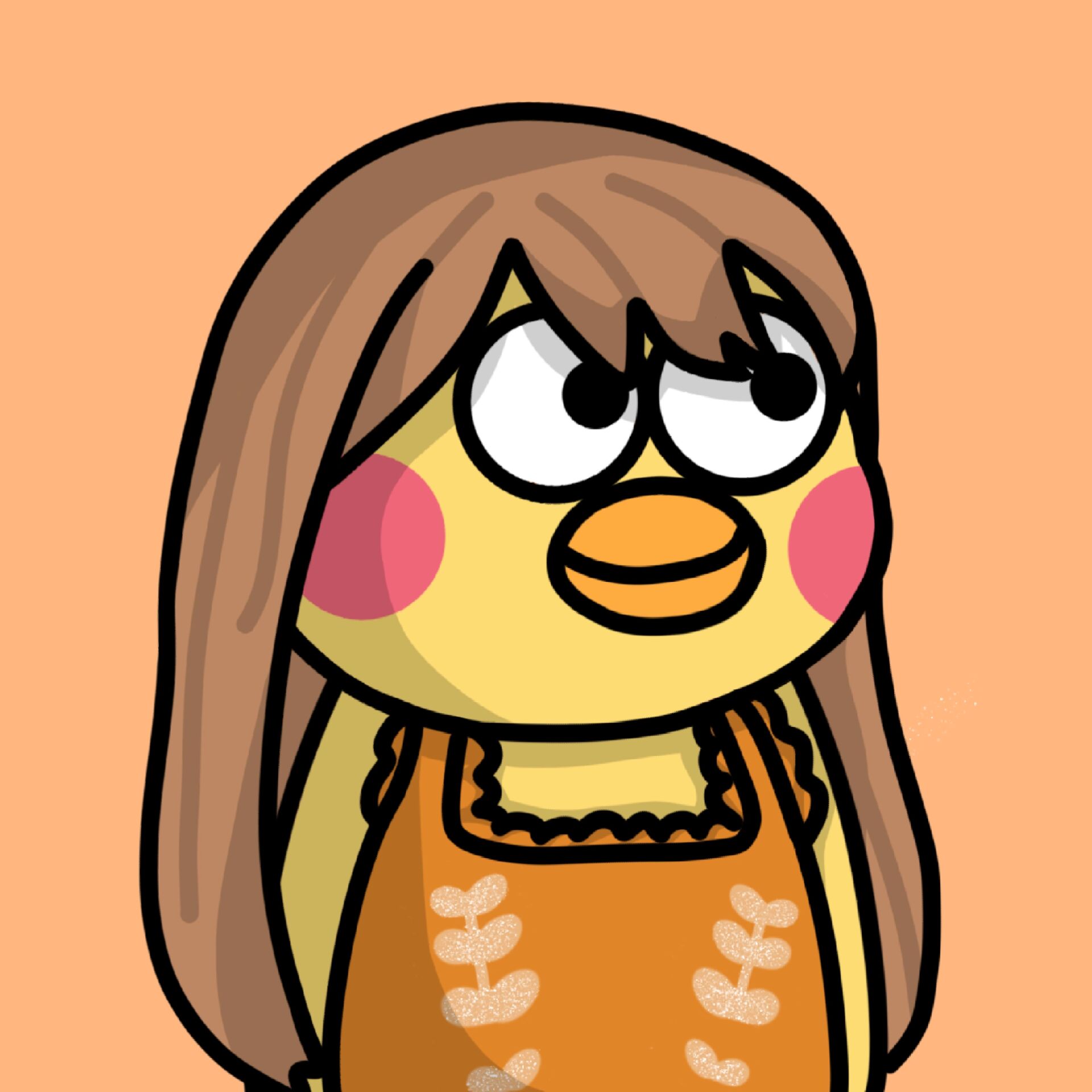 霉霉时代之旅巡演造型小黄鸡头像